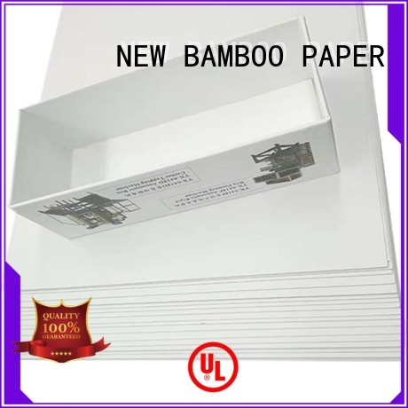 NEW BAMBOO PAPER hot-sale Grey board with white back order now for gift box binding