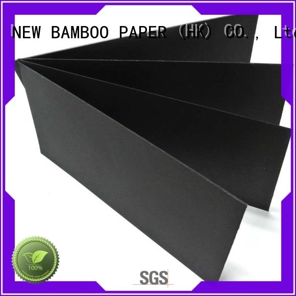 NEW BAMBOO PAPER friendly  black paper roll wholesale for paper bags