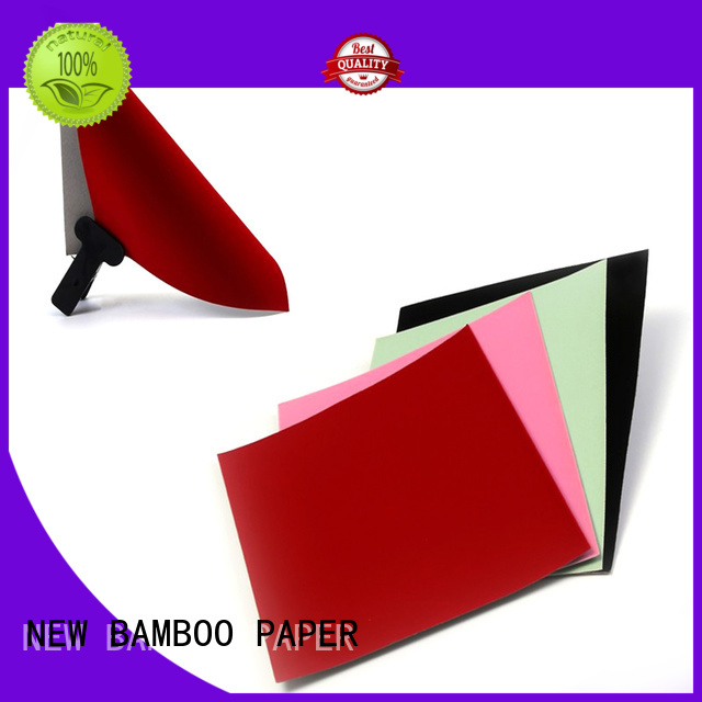 NEW BAMBOO PAPER industry-leading flocked velvet paper factory for crafts