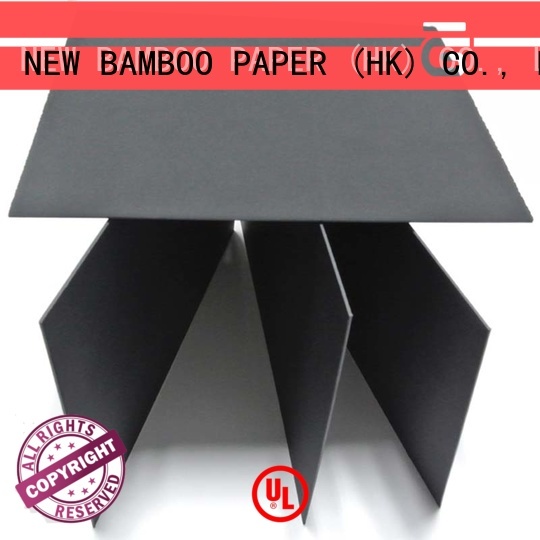 NEW BAMBOO PAPER black black paper board for packaging