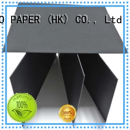 pulp Solid black board quality for gift boxes NEW BAMBOO PAPER