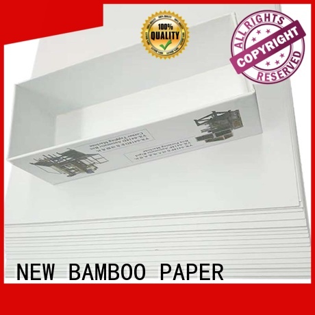 NEW BAMBOO PAPER white Grey board with white back long-term-use for printing industry