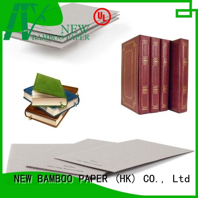 solid laminated grey board degradable factory price for hardcover books