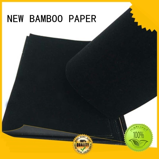NEW BAMBOO PAPER excellent velvet flocked paper certifications for gift box binding