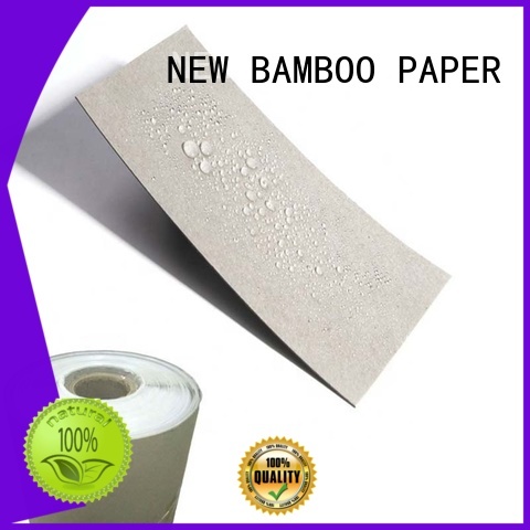 NEW BAMBOO PAPER customization pe coated paper sheet bulk production for packaging