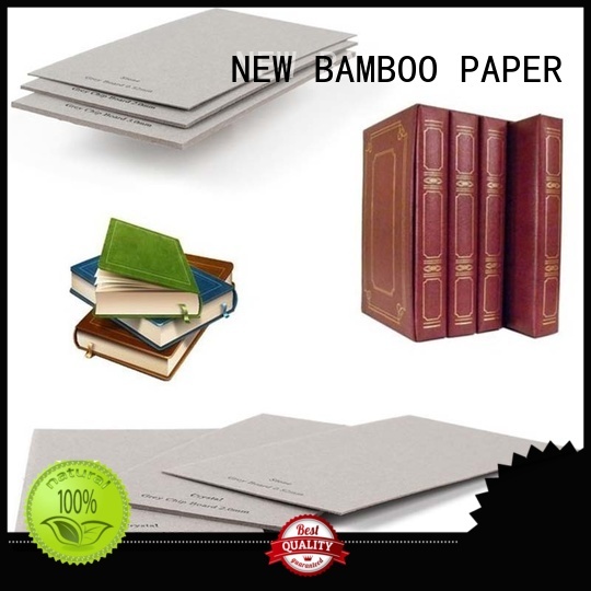 NEW BAMBOO PAPER inexpensive gray chipboard bulk production for stationery