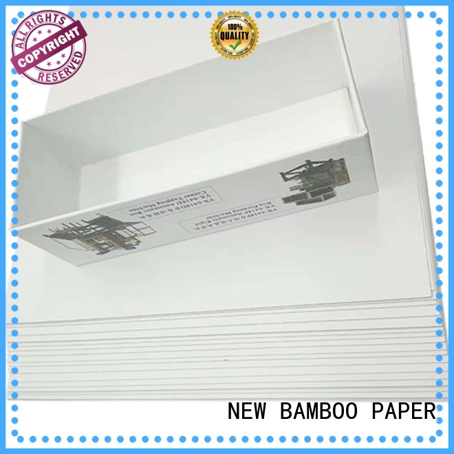 NEW BAMBOO PAPER packaging duplex paper board bulk production for toothpaste boxes