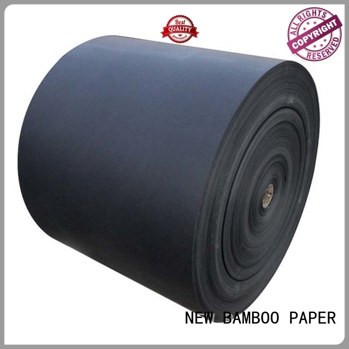 NEW BAMBOO PAPER standard black chipboard bulk production for speaker gasket