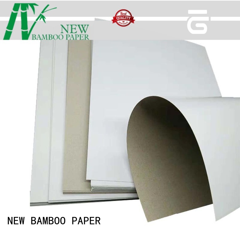 good-package white duplex board bulk production for cloth boxes NEW BAMBOO PAPER