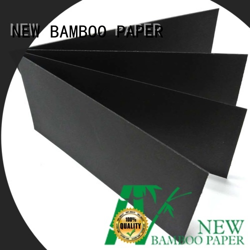 NEW BAMBOO PAPER chip black paper board  supply for silk printing