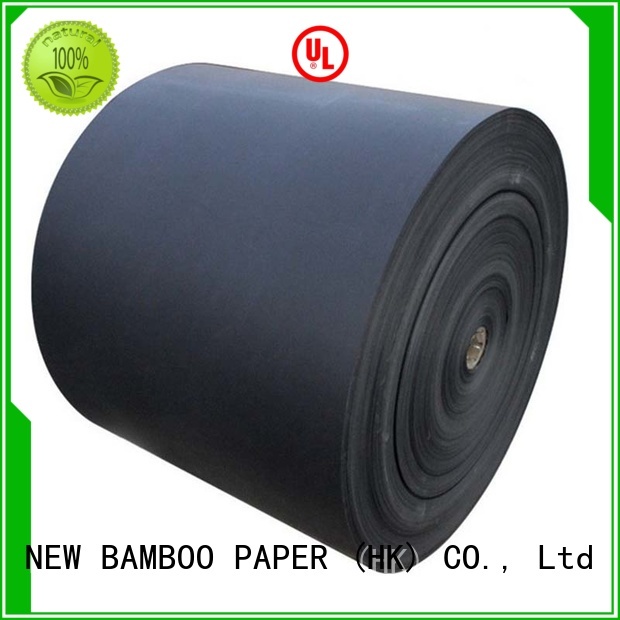 NEW BAMBOO PAPER fantastic  black chipboard widely-use for gift box