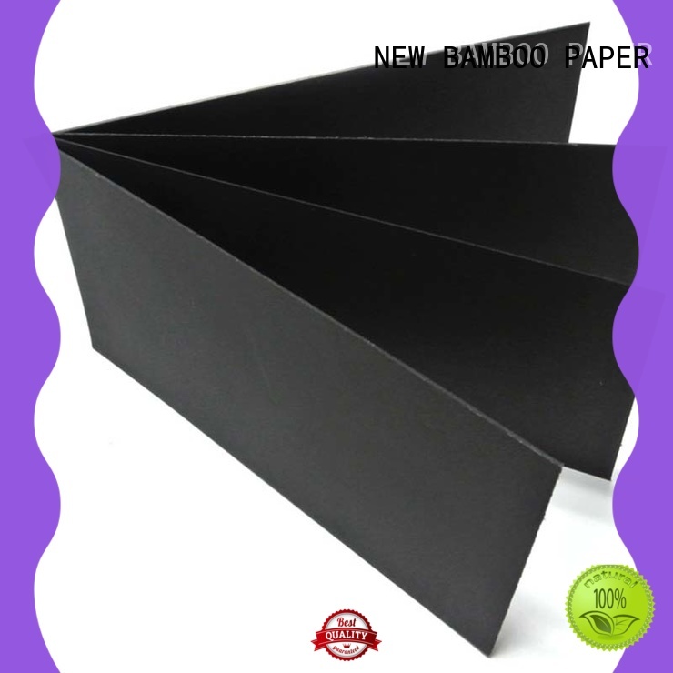 NEW BAMBOO PAPER commercial thick black paper environment for paper bags