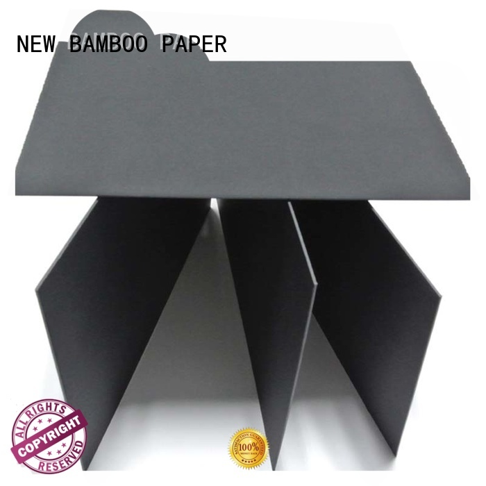 waste sturdy black board for wholesale for packaging NEW BAMBOO PAPER