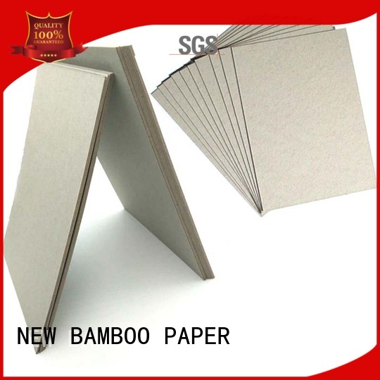 NEW BAMBOO PAPER high-quality grey paperboard from manufacturer for boxes