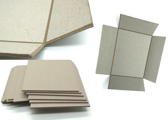 Different gsm thick grey paperboard for slotting