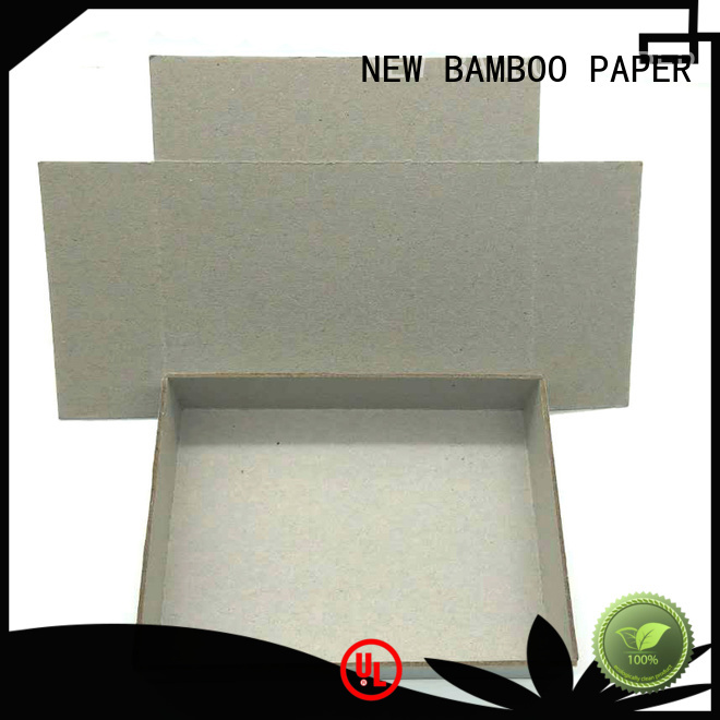 NEW BAMBOO PAPER good-package gray chipboard bulk production for stationery