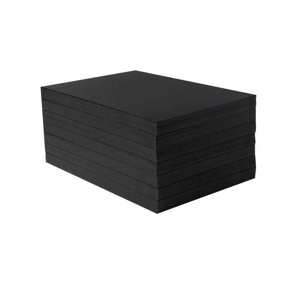 NEW BAMBOO PAPER black black cardboard sheets widely-use for hang tag-1