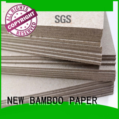 NEW BAMBOO PAPER high-quality gray chipboard free design for shirt accessories