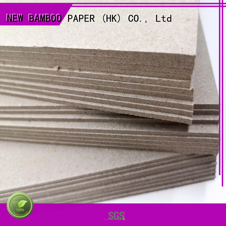 NEW BAMBOO PAPER raw gray paperboard bulk production for T-shirt inserts