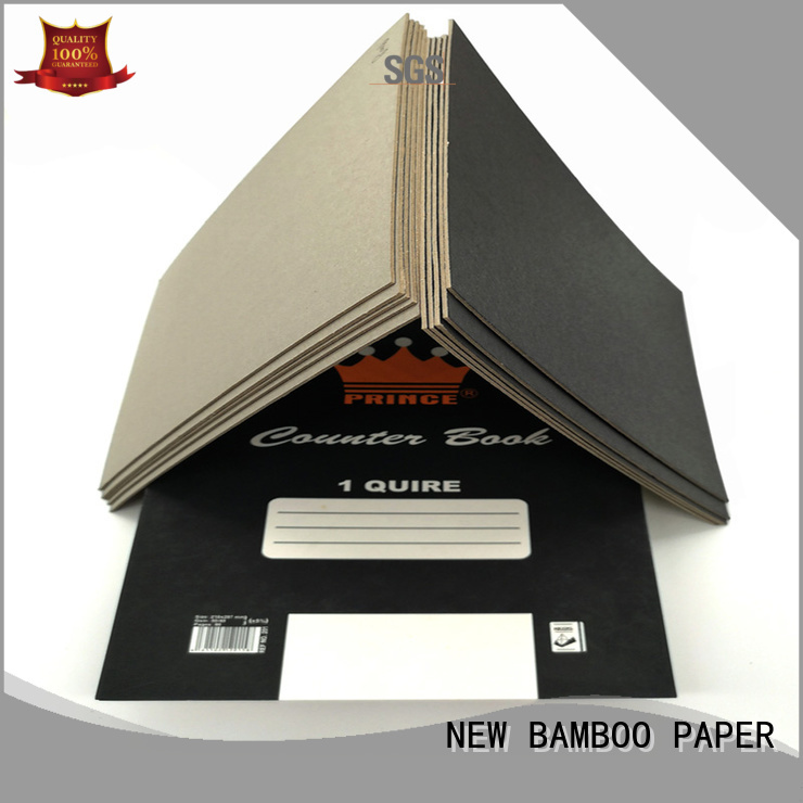 NEW BAMBOO PAPER laminated black cardboard sheets for booking binding