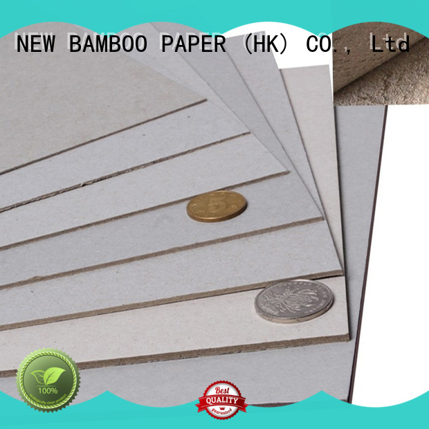 NEW BAMBOO PAPER single laminated grey board buy now for hardcover books