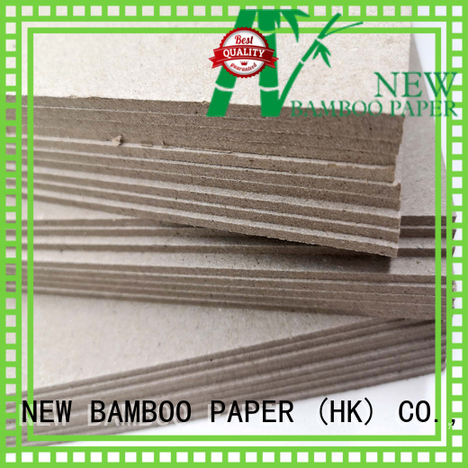 NEW BAMBOO PAPER uncoated grey paperboard at discount for book covers