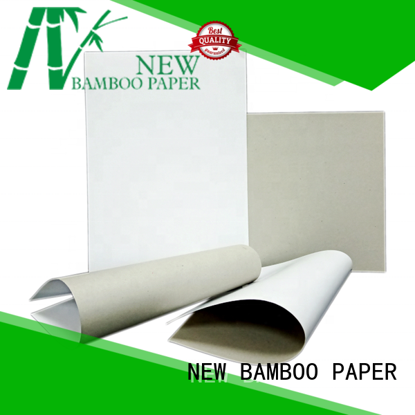 NEW BAMBOO PAPER excellent grey back duplex board long-term-use for soap boxes