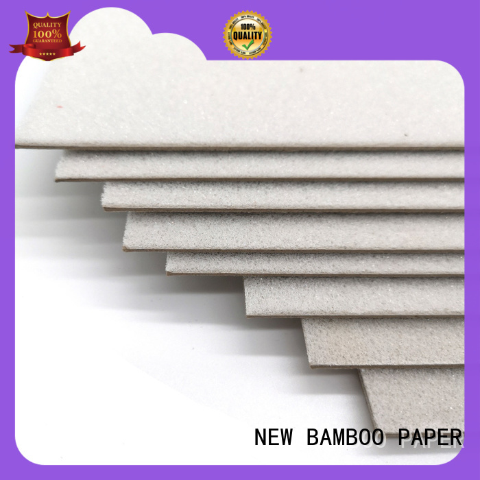 NEW BAMBOO PAPER solid foam core paper from manufacturer for shirt accessories