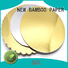 NEW BAMBOO PAPER stiff metallic board paper bulk production for cake board