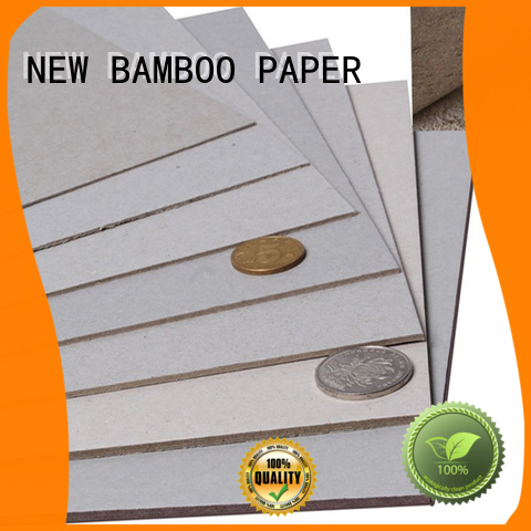 NEW BAMBOO PAPER degradable gray paperboard free design for boxes